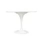 King Home Tulip Premium Kerek Étkezőasztal MDF Fehér Fényes