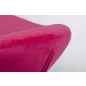 King Home Egg Széles Velvet Lábtartó Fukszia
