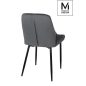Modesto Design CLOVER Bársony Étkezőszék Sötétszürke