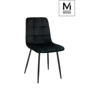 Modesto Design Carlo Bársony Étkezőszék Fekete Steppelt