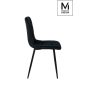 Modesto Design Carlo Bársony Étkezőszék Fekete Steppelt