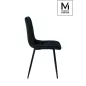 Modesto Design Carlo Bársony Étkezőszék Fekete Steppelt