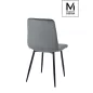 Modesto Design Carlo Szék Velúr Sötétszürke Steppelt