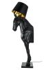 King Home Horse Stand M Ló Állólámpa Üvegszálas Fekete