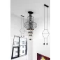 King Home Flusso 43 Geometrikus Függőlámpa Fekete LED