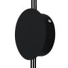 King Home Flusso Wall 6 LED Fali Lámpa Fekete