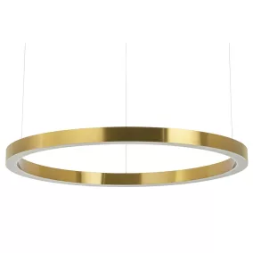  King Home Ring 100 LED Függőlámpa Arany Rozsdamentes Acél
