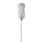 King Home Ring 40 LED Polírozott Acél Függőlámpa Ezüst
