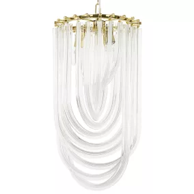 King Home Murano L Üveg Függőlámpa Arany Elegáns