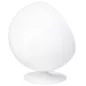 King Home Ball Üvegszálas Forgó Fotel Fehér-Kék