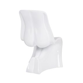 King Home HER Üvegszálas Szék Fehér Magasfényű