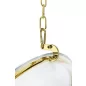   King Home Bubble Gold Velvet Függőfotel Akril Bézs Dizájn