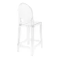 King Home Victoria Átlátszó Polikarbonát Bárszék 65 cm
