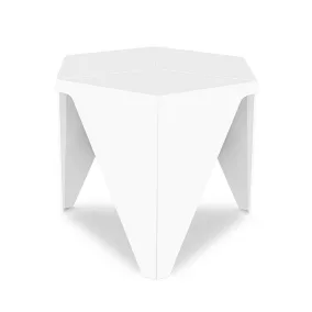   King Home CLOVE Futurisztikus Polipropilén Dohányzóasztal Fehér