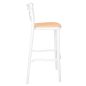 King Home Country Rattan Bárszék Fehér