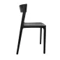 King Home Jasper Polipropilén Szék Fekete Modern