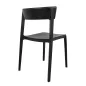 King Home Jasper Polipropilén Szék Fekete Modern