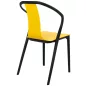 King Home Vincent Polipropilén Szék Sárga Modern
