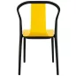 King Home Vincent Polipropilén Szék Sárga Modern