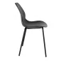 King Home Aria Polipropilén Szék Fekete Modern