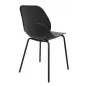 King Home Aria Polipropilén Szék Fekete Modern