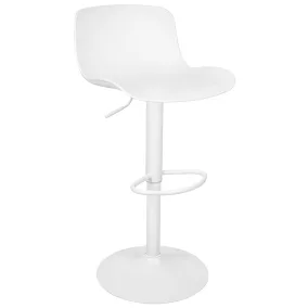 King Home STOR Állítható Magasságú Bárszék Fehér