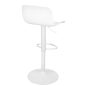 King Home STOR Állítható Magasságú Bárszék Fehér