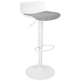 King Home Snap Bar Állítható Magasságú Bárszék Fehér