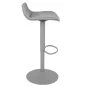   King Home Snap Bar Állítható Magasságú Bárszék Szürke