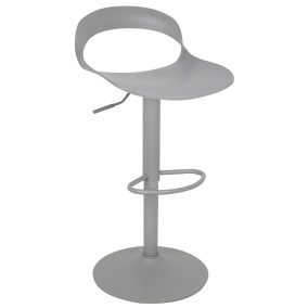   King Home Wrapp Állítható Bárszék Műanyag Szürke Forgatható