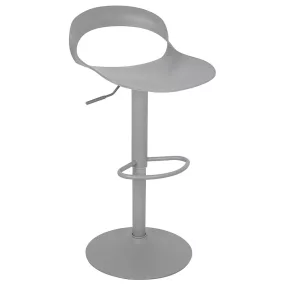   King Home Wrapp Állítható Bárszék Műanyag Szürke Forgatható