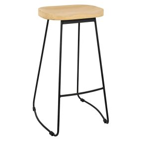 RAW bárszék fekete / natúr