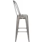 King Home Tower Big Back Fém Bárszék 76