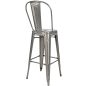 King Home Tower Big Back Fém Bárszék 76