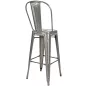 King Home Tower Big Back Fém Bárszék 76