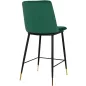 King Home Diego Bárszék Zöld Bársony Arany Lábvéggel