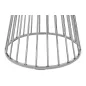 King Home Glam Walnut Kerek Étkezőasztal Diófurnér Króm