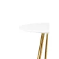 King Home GLAM 60 Bárasztal MDF Fehér Arany Glamour