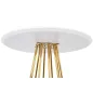 King Home GLAM 60 Bárasztal MDF Fehér Arany Glamour