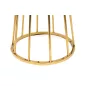 King Home GLAM 60 Bárasztal MDF Fehér Arany Glamour