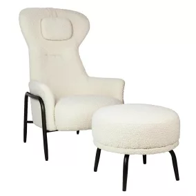 King Home Teddy Grand Fotel Bézs Lábtartóval