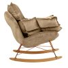 King Home Swing Velvet Hintaszék Khaki Bársony