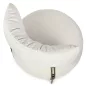 King Home Low Teddy Fotel Fehér Plüss Kényelmes