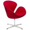 King Home Swan Wool Premium Forgószék Piros Kasmírgyapjú