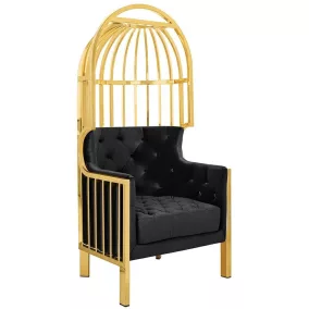 LORD fotel arany/fekete