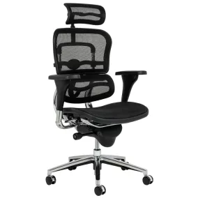 King Home ERGO Ergonomikus Hálós Irodai Szék Fekete