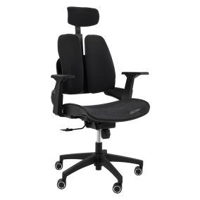 King Home Ventiler Ergonomikus Irodai Szék Fekete Hálós