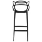 King Home HILO Premium Bárszék Polipropilén Fekete 65cm