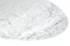 King Home Tulip Ellipse Marble Carrara Étkezőasztal Ovális Márvány Fehér