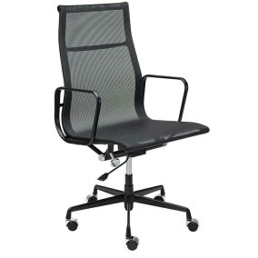   King Home Aeron Premium Hálós Irodai Szék Fekete Alumínium